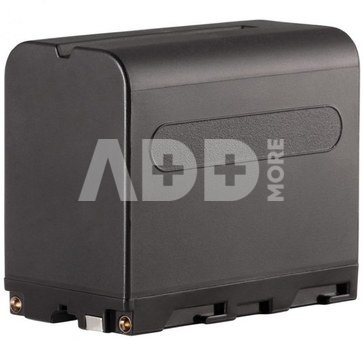Westcott NP F970 Dual Battery Pack with Charger (2 pack L Series 7.4V 6600mAh 48.8Wh)