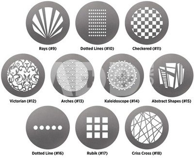 Westcott Optical Spot by Lindsay Adler Gobo Pack 1: Patterns (10 pack)