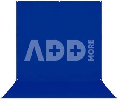 Westcott X Drop Pro Kreukbestendige Achtergrond Chroma Key Blauw Sweep (2.4 x 4 m)