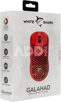 White Shark GALAHAD-R Gaming Mouse GM-5007 red
