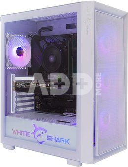 White Shark GCC-2401 Warhead-3 White 4 Fans 12cm RGB