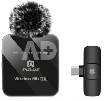 Wireless Lavalier Microphone PULUZ PU648B (USB-C)