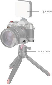 SmallRig Wooden L-Shape Grip for X-T50 (Charcoal Silver)4736