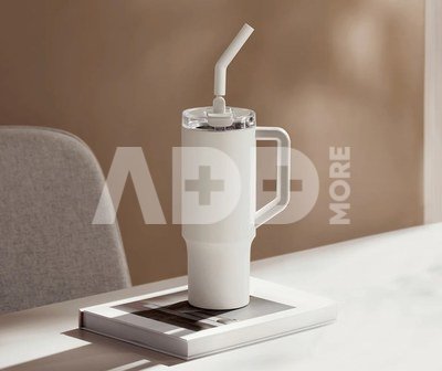 Xiaomi Straw Thermo Mug 1L, white