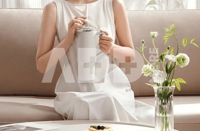 Xiaomi Straw Thermo Mug 1L, white