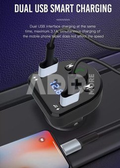 XO FM transmitter BCC01 BT, black