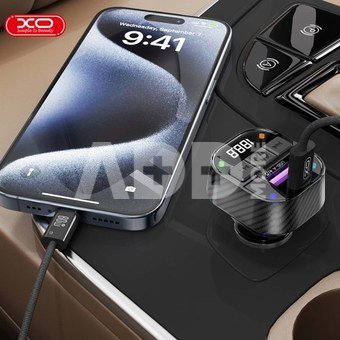 XO FM transmitter/charger BCC17 BT 30W, black