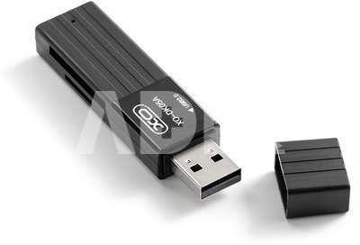 XO считыватель карты памяти DK05A 2in1 USB 2.0, черный