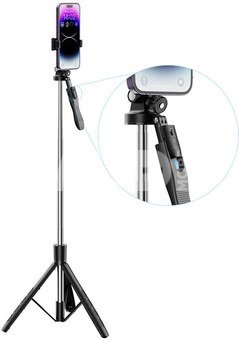XO Selfie Stick BT Tripod SS15 180cm, black