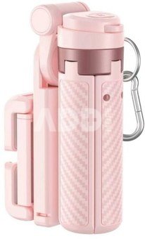 XO tripod-selfie stick SS29 BT 64cm, pink