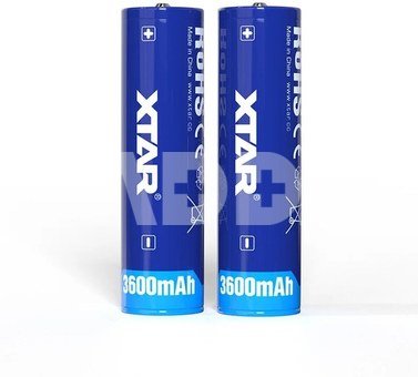 Rechatgeable 18650 3.7V Li-ion 3600mAh