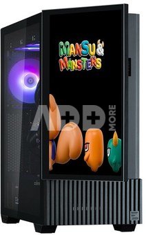 Zalman Z10 DS ATX Mid Tower PS Case Black, 120 mm ARGB Fan x1