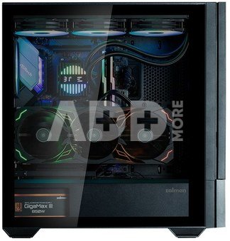Zalman Z10 DS ATX Mid Tower PS Case Black, 120 mm ARGB Fan x1