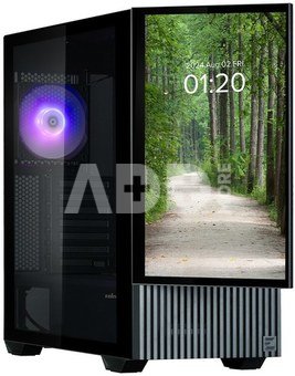 Zalman Z10 DS ATX Mid Tower PS Case Black, 120 mm ARGB Fan x1