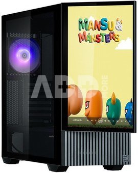 Zalman Z10 DS ATX Mid Tower PS Case Black, 120 mm ARGB Fan x1