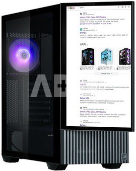 Zalman Z10 DS ATX Mid Tower PS Case Black, 120 mm ARGB Fan x1