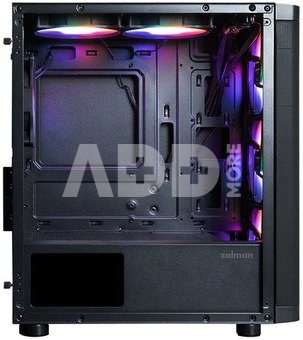 Zalman M4 SE, mATX Mini Tower PC Case, 6 x 120mm FRGB Fans, Black