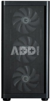 Zalman M4 SE, mATX Mini Tower PC Case, 6 x 120mm FRGB Fans, Black