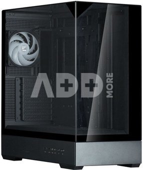 Zalman P40 PRISM PLUS, ATX Mid Tower PC Case, 4 x 120mm ARGB Fans, Black