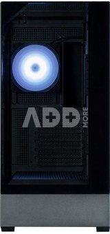 Zalman P40 PRISM PLUS, ATX Mid Tower PC Case, 4 x 120mm ARGB Fans, Black