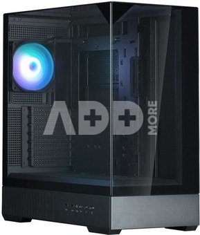Zalman P40 PRISM PLUS, ATX Mid Tower PC Case, 4 x 120mm ARGB Fans, Black