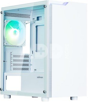 Zalman T4 Plus White Mini Tower Case, 120mm ARGB Fan x1