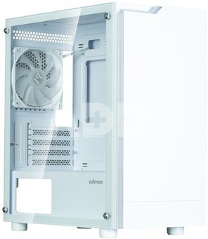 Zalman T4 Plus White Mini Tower Case, 120mm ARGB Fan x1
