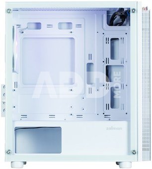 Zalman T4 Plus White Mini Tower Case, 120mm ARGB Fan x1