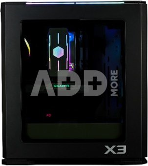 Zalman X3 BLACK ATX, ARGB fan x4, T/G