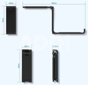Zalman ZM-FH10 BK Aluminum Black