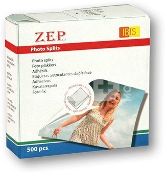 Zep Photo Splits Double-Faced BX500 500 Pcs 13x17 mm