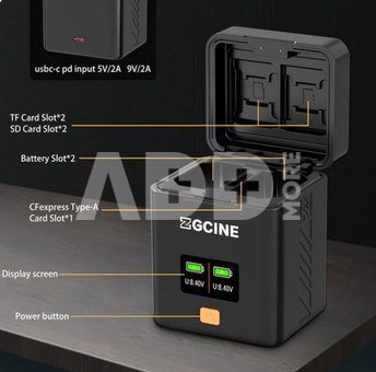 ZGCINE Charging Case for Fujifilm NP-W126S Battery