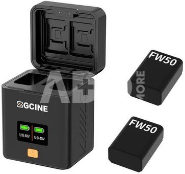 ZGCINE Charging Case for SONY NP-FW50 Battery