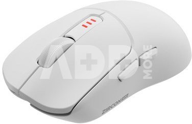 Zircon 500 | Wireless/Wired | Gaming Mouse | 2.4 GHz, Bluetooth, USB | White