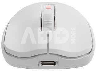 Zircon 500 | Wireless/Wired | Gaming Mouse | 2.4 GHz, Bluetooth, USB | White