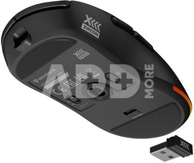 Zircon XIII Custom | Wireless | Gaming Mouse | 2.4 GHz, USB | Black