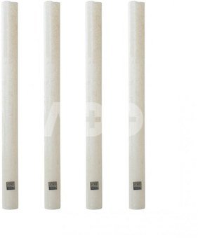 Žvakės 4 vnt 25 cm kreminė spalva PTMD 8716109663290