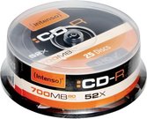 1x25 Intenso CD-R 80 / 700MB 52x Speed, Cakebox Spindle