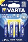 1x4 Varta High Energy Micro AAA LR 03