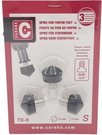 Caruba 3/8" Tripod Spike Rubber / 22mm (3 pcs)