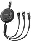 3in1 USB to USB-C / Lightning / Micro USB Cable, Mcdodo CA-3570, 1.2m (Black)