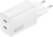PDPlug Dual 45W GaN 2xC White