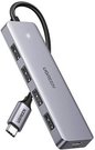4v1 adapt&eacute;r UGREEN Hub USB-C na 4x USB 3.0 USB-C - šed&yacute;