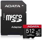 Adata mSD HighEnd 512GB UHS1 U3 V30 A2 100/85MB/s+Ad