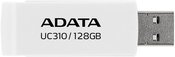ADATA UC310 128GB USB Flash Drive, White ADATA