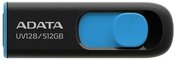 ADATA AUV128 512GB USB Flash Drive, Black/Blue ADATA
