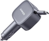Anker Nano Car Charger (75W, USB-C Port, Built-In Retractable USB-C Cable)