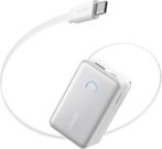 Anker Anker Nano Power Bank (10K, 45W, Built-In Retractable USB-C Cable), White | Anker