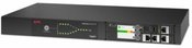 APC ATS NETSHELTER RACK AUTOMATIC TRANSFER SWITCH, 1U, 16A, 230V, 2 C20 IN, 8 C13, 1 C19 OUT, 50/60HZ