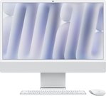 Apple iMac 24&rdquo; 4.5K Retina Nano-texture Glass, Apple M4 10C CPU, 10C GPU/16GB/256GB SSD/Silver/INT | Apple